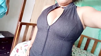 SHE MODELS DIFFERENT TYPES OF HAIR!! FIRST SHE PUT ON