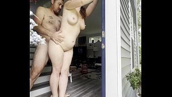 Thelocals - public exposed in the front doorway Nov 07,