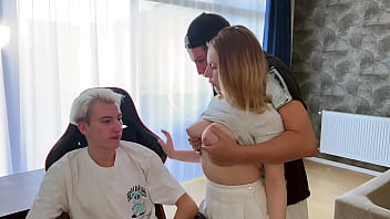 My step-son is still a virgin, time to fix that.