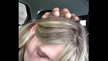 Wife sucking n. dick in car