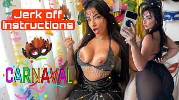 Sexy brazilian girl CARNAVAL COSPLAY DIRTY TALKING THE HOTTEST JOI