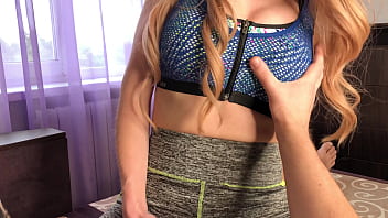 With Big Tits Jumped On My Dick And Made Me