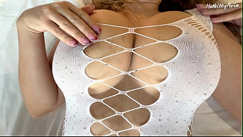 Busty blonde latina slut makes me horny with her big