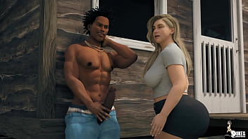 Pawg Camp counselor invites a BBC street thug to summer