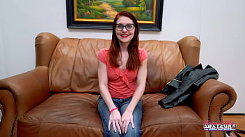 Nerdy Redhead MILF Dezi Rae Masturbates And Sucks A Juicy