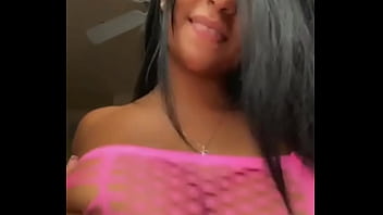 Ebony Latina with big natural tits