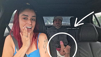 App driver catches passenger masturbating from behind!