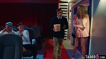 Movie theatre had teen couple fucking disburbing old people trying