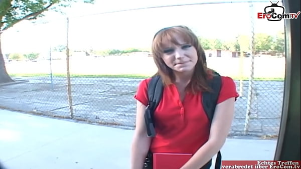 Teen Girl with small tits gets a pussy cumshot after