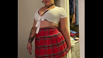 Slutty Dirty Talking Emo chick with a big perfect ass