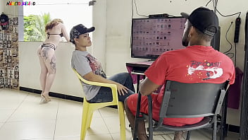 HE LEFT ME ALONE AT HOME WITH MY FRIEND ROLUDO