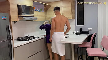 Flirting with my stepbrother - Petite stepsister gives her stepbrother