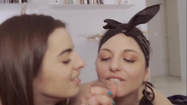 Hot French Threesome with Two Teens