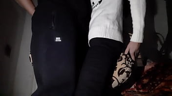 We rub our pussies hard on the pillow and cum