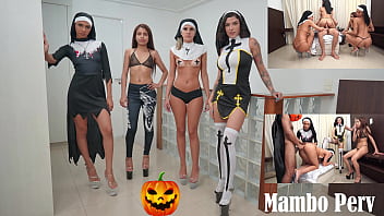 Halloween Perv Nuns squad : 4 perv nuns sex ritual