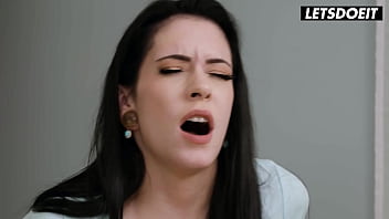 Squirting Brunette Anally Fucked Abroad by BBC Roommate - HORNY