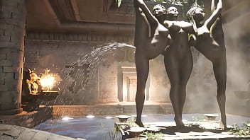 Lara conducts an investigation in a temple forgotten by humanity.