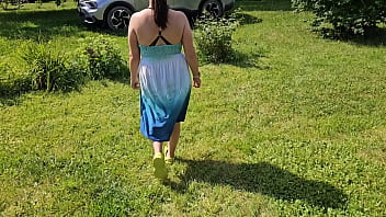 Mutual masturbation in car with stepbrother. Fingering tight pussy and