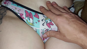 Xxx My stepdaughter shows me her new panties that smell