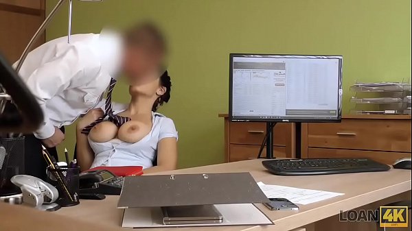 LOAN4K. Modest brunette Alex Black has dirty sex for cash