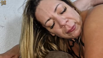 Hot mature stepmom getting pounded by her stepson and his