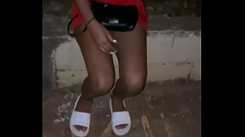 I was on the street and I saw a woman