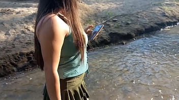 Sensational!! I found a beautiful slut walking in the countryside,