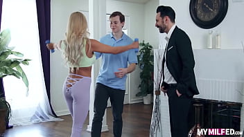 Caitlin Bell in Stepson Cock Workout