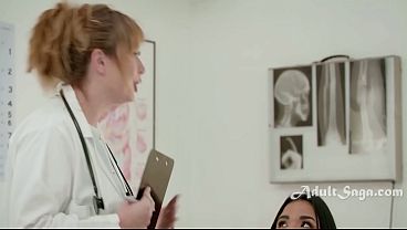 Stepmom And Stepdaughter Get Freaky While Waiting For Doctor -