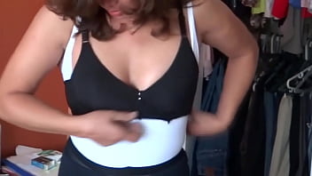 My wife and her step sister undress to be fucked