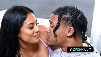 Grounded latina teen Serena Santos gets pounded rough by her