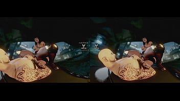 Amazon Ride - Wonder Woman wiggling her backdoor at your