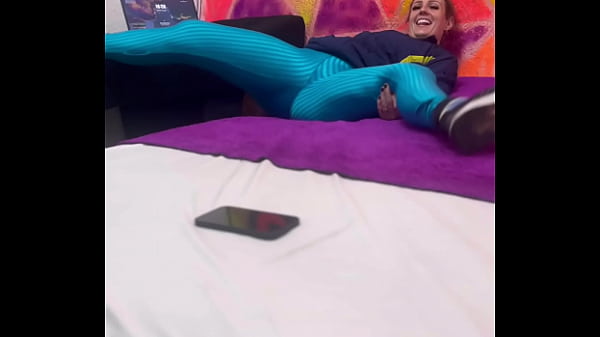 Before going to the gym, I was so horny for