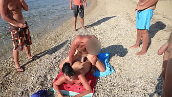 THE ULTIMATE ANAL CUMSHOT PARTY IN MYKONOS! FUCK ALL OF