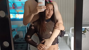 This brunette with hot tits is waiting for the biggest