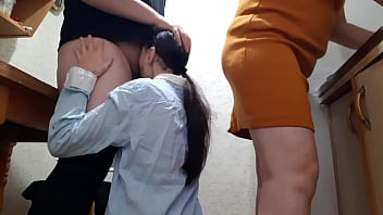 We were almost caught by our stepmother in the kitchen