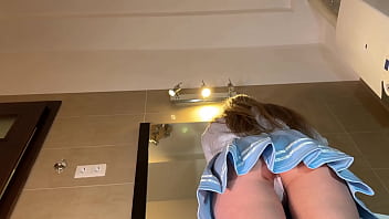 Hot Skinny Long Hair Blonde Wife has a new Blue