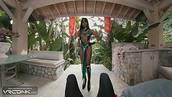 VR Conk: Ebony Titty Jade Sucks And Fucks A Huge