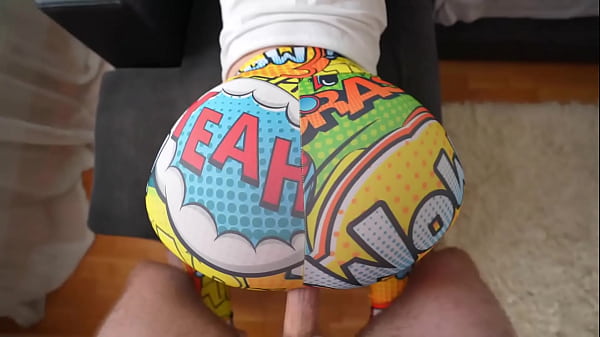 Caught my stepsister masturbating and fucked her, tearing her leggings