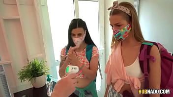 Threesome sex scene with Billie Star, Alexis Crystal & Steve