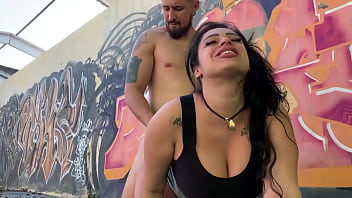 Cock thirsty slut took me to the abandoned building