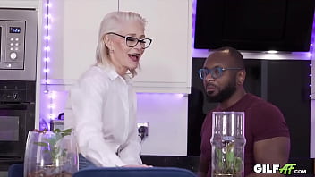 Granny Loves Big Black Dick! Gilf AF Hardcore Interracial Granny