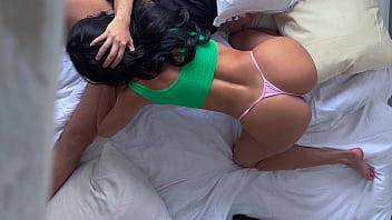 Bubble booty. New amateur brunette babe. "CUM ON MY CUTE