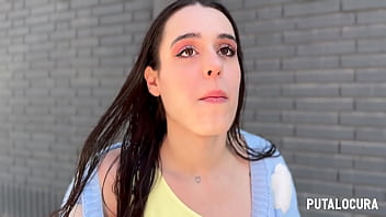 PutaLocura - Skinny Spaniard Briseida Myers is picked up by