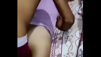 Little Mexican slut fucks with her husband's friend while he