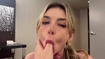 Sneaky little Slut hiding in my suitcase ends up full