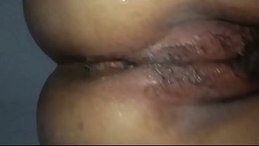 Dila Nurfadila fucks from her ass hole, cum comes out