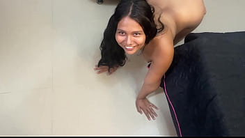 Colombian bitch talking dirty until cumming in her mouth