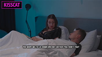 Step mom helps to cum step son and rides on