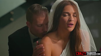 Horny big ass bride Gizelle Blanco start shamelessly fucking in
